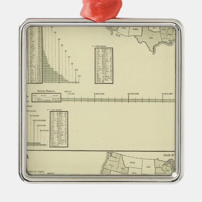 Ornamento De Metal Couro (Frente)