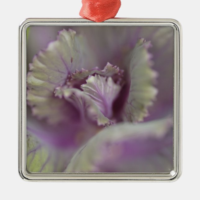 Ornamento De Metal Couve decorativa (Frente)