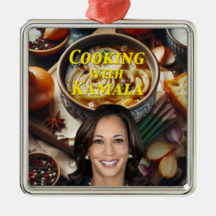 Ornamento De Metal Cozinhar Com Kamala