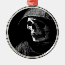 Ornamento De Metal Crânio de Grim Reaper