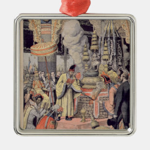 Ornamento De Metal Cremação solene do Rei Norodom I