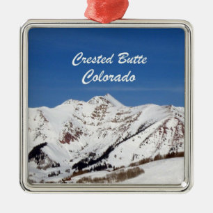 Ornamento De Metal Crested Butte, Colorado