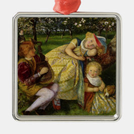 Ornamento De Metal Crianças no pomar do rei