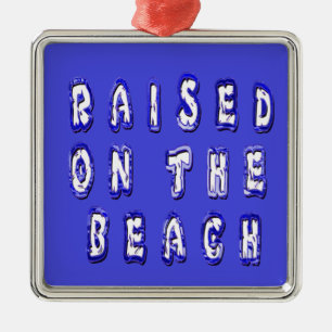 Ornamento De Metal Crie sua própria vida de praia inspiracional