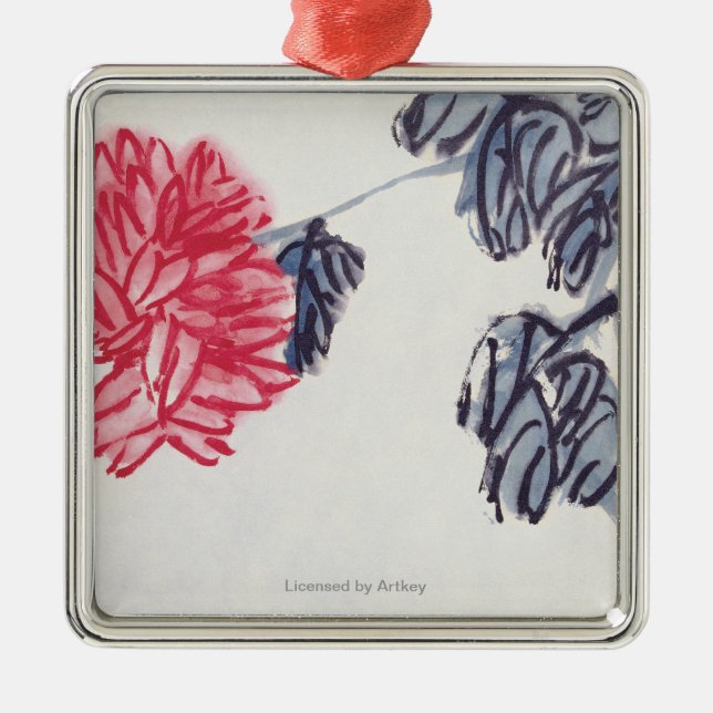 Ornamento De Metal Crisântemo (Frente)