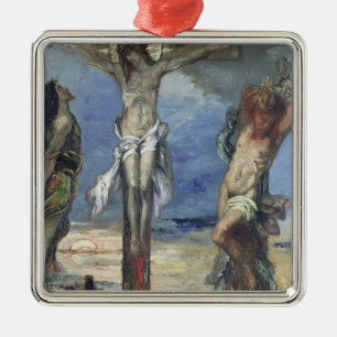 Ornamento De Metal Cristo entre os dois ladrões, c.1870