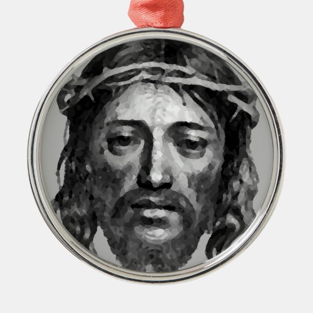 Ornamento De Metal Cristo JESUS (Frente)