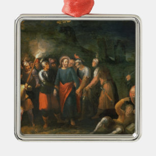 Ornamento De Metal Cristo no jardim de Gethsemane
