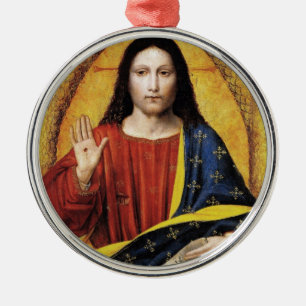 ORNAMENTO DE METAL CRISTO O REI