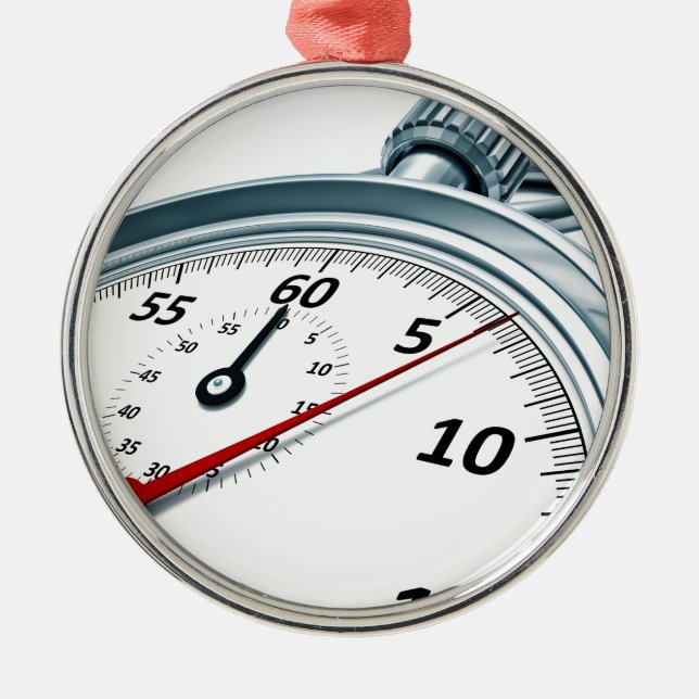 Ornamento De Metal cronômetro (Frente)