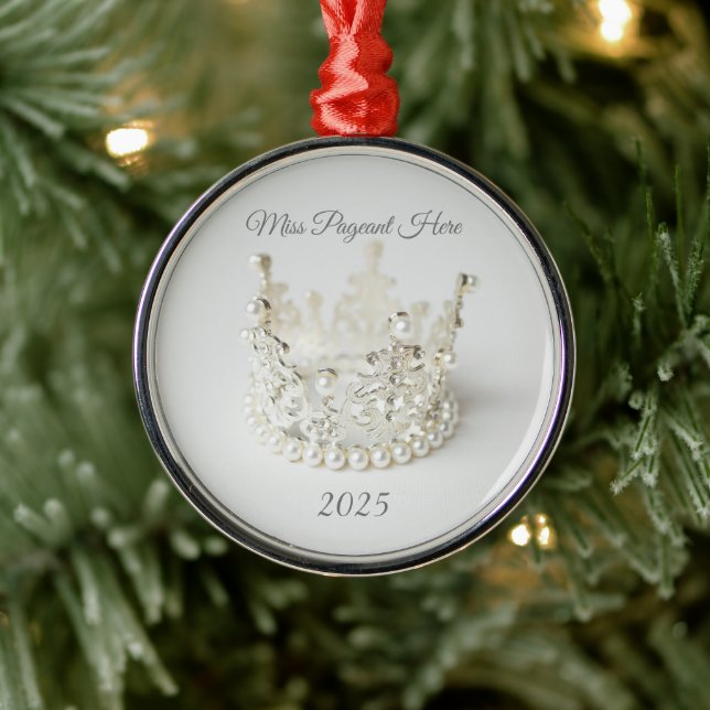 Ornamento De Metal Crown Christmas Ornament (Árvore)