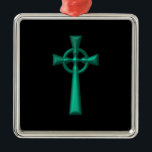 Ornamento De Metal Cruz Celular Verde Metálica<br><div class="desc">Sinta-se livre para adicionar suas próprias palavras/imagens/cor de fundo através das ferramentas de personalização de excelentes do Zazzle.</div>