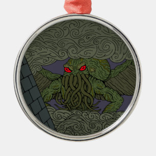 Ornamento De Metal Cthulhu