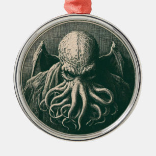 Ornamento De Metal Cthulhu Lovecraft Horror