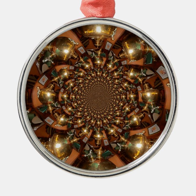 Ornamento De Metal Cultura de prata e ouroElegante de chá - Vintage S (Frente)