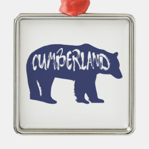 Ornamento De Metal Cumberland Maryland Bear