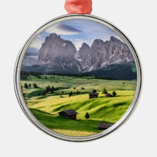 Ornamento De Metal Cumes da dolomite de Seiser Alm  , Italia