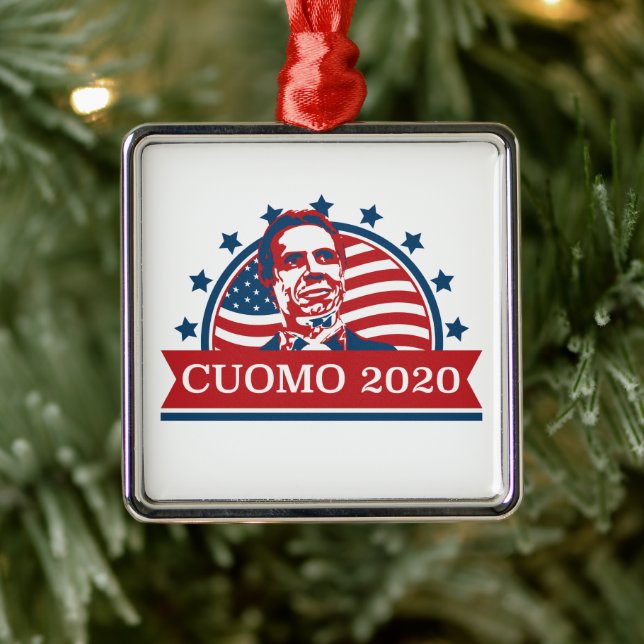 Ornamento De Metal Cuomo 2020 | Votação do Presidente (Árvore)