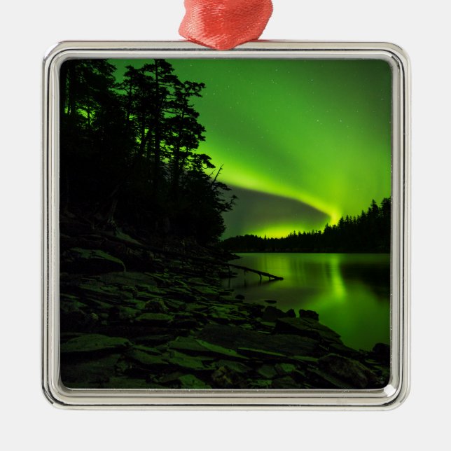 Ornamento De Metal Curva Aurora (Frente)