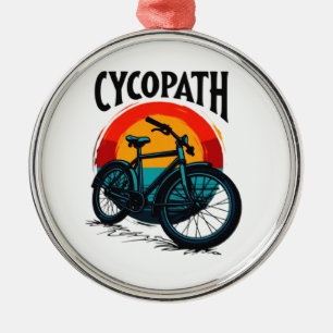 Ornamento De Metal Cycopath: Bike Energetica com Teto Gráfico do Sol
