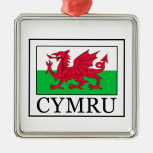 Ornamento De Metal Cymru