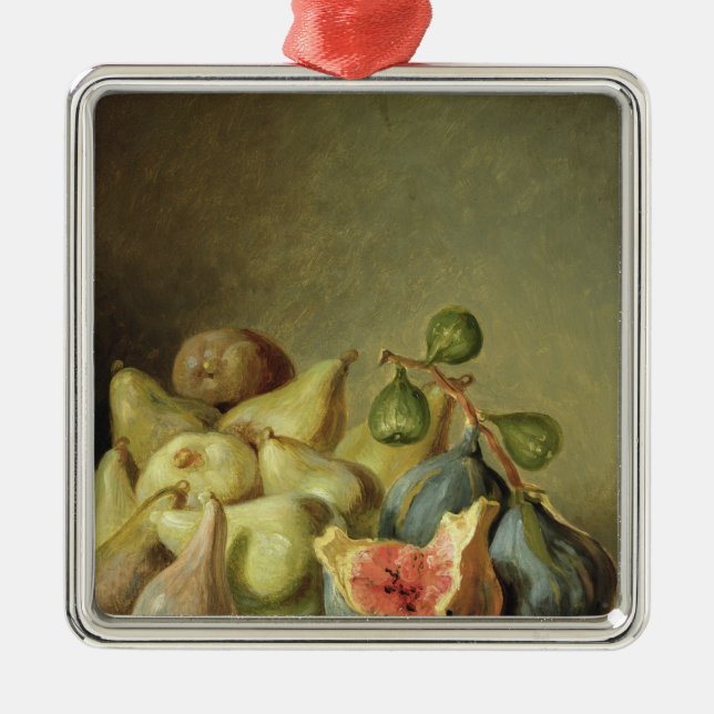 Ornamento De Metal Da fruta vida ainda (Frente)