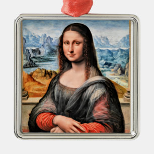 Ornamento De Metal Da Vinci - Mona Lisa, pintura mundialmente famosa