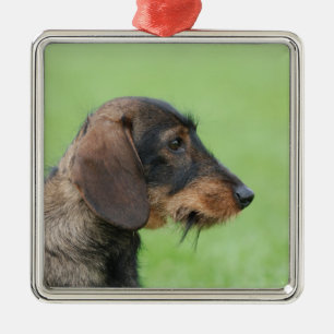 Ornamento De Metal Dachshund