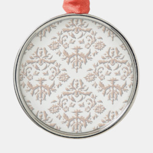 Ornamento De Metal Damas 3D