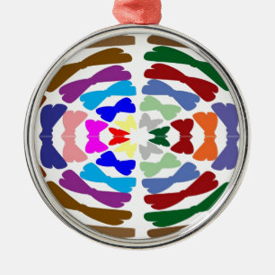 Ornamento De Metal Dança bonita do laço - aprecie a alegria da part