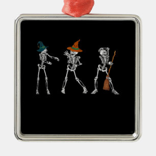 Ornamento De Metal Dança do Presente Dança de Halloween Macabre