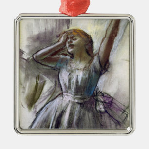 Ornamento De Metal Dançarina Stretching de Degas