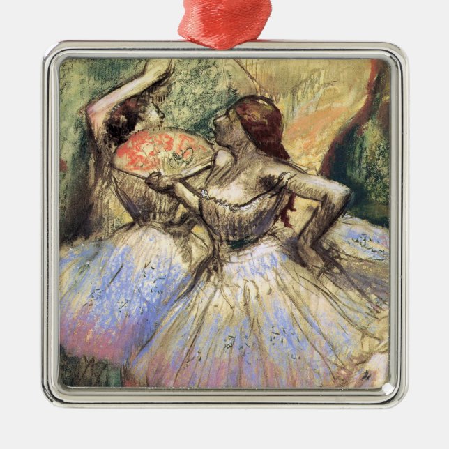 Ornamento De Metal Dançarinos de Degas (Frente)