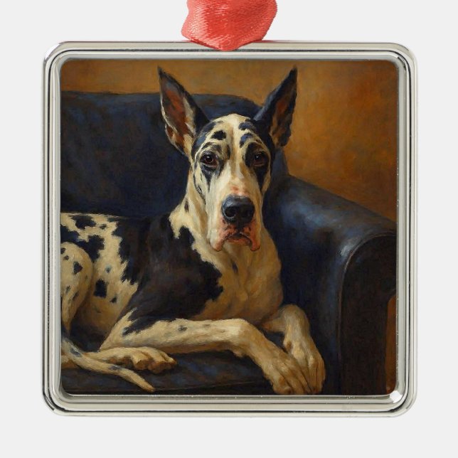 Ornamento De Metal Dane Grande (Frente)