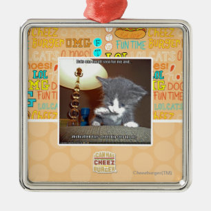 Ornamento De Metal Dats uma pele pequena da etapa mim