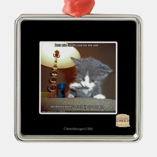 Ornamento De Metal Dats uma pele pequena da etapa mim