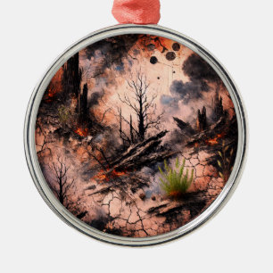 Ornamento de Metal de abstrato