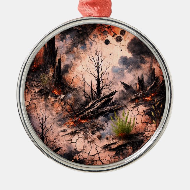 Ornamento de Metal de abstrato (Frente)
