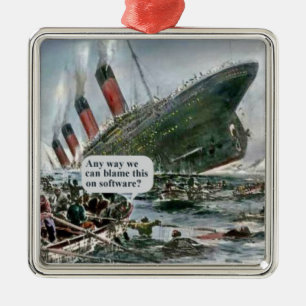 Ornamento De Metal De Alguma Forma Podemos Culpar Isto No Software?