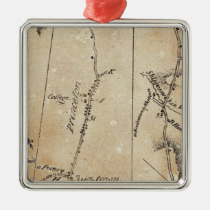 Ornamento De Metal De New York a Trenton 44