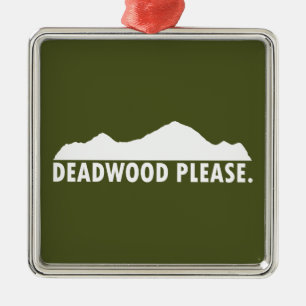 Ornamento De Metal Deadwood South Dakota, por favor