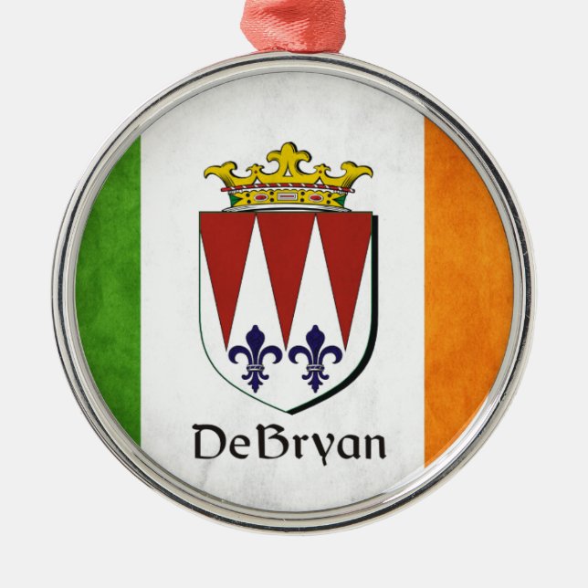 Ornamento De Metal DeBryan Irish Flag (Frente)