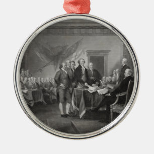Ornamento De Metal Declaração de independência