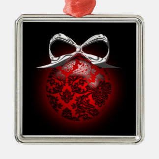 Ornamento De Metal Decoração de Árvore de Férias rico Vermelho Preto