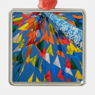 Ornamento De Metal Decoração de Sinalizador de Triângulo