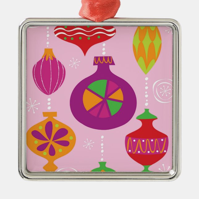 Ornamento De Metal Decoração numerosa do Natal ilustrada no diffe (Frente)