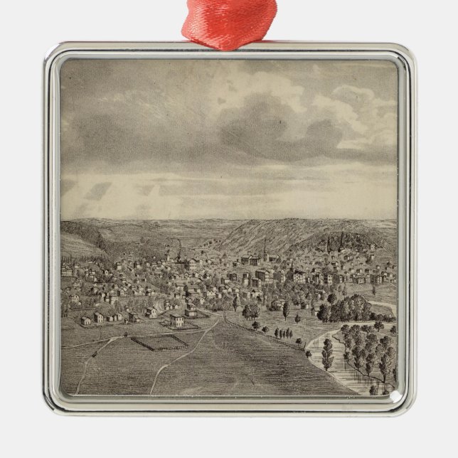 Ornamento De Metal Decorah, Winnesheik Co, Iowa (Frente)