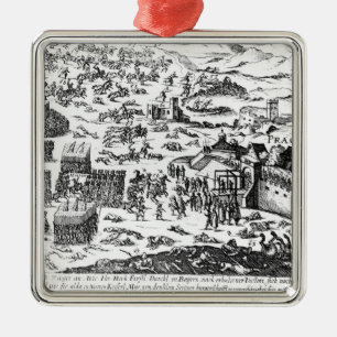 Ornamento De Metal Defenestration de Praga, 1618