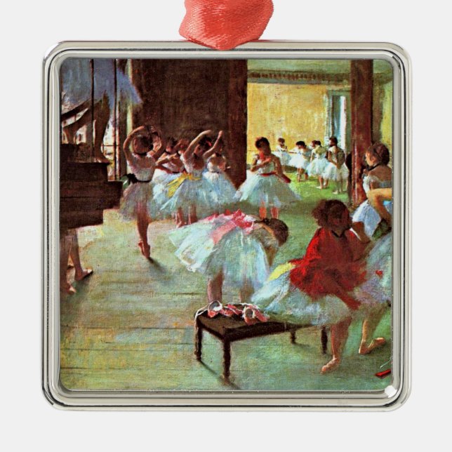 Ornamento De Metal Degas - Escola do Balé (Frente)