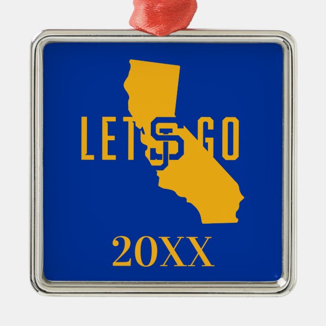 Ornamento De Metal deixa para ir SJ (Frente)